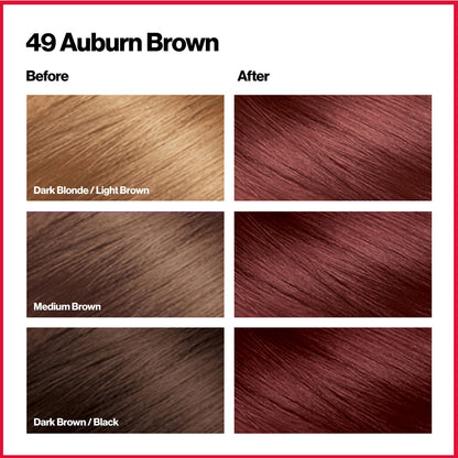 Revlon Color Silk Permanent Hair Color 49 Auburn Brown