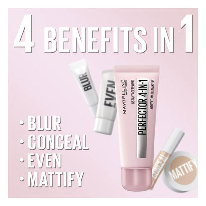 Maybelline Perfector 4-In-1 Whipped Matte Makeup 02 Light Medium 30ml