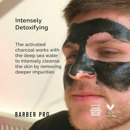 Barber Pro Face Putty Black Peel Off Mask