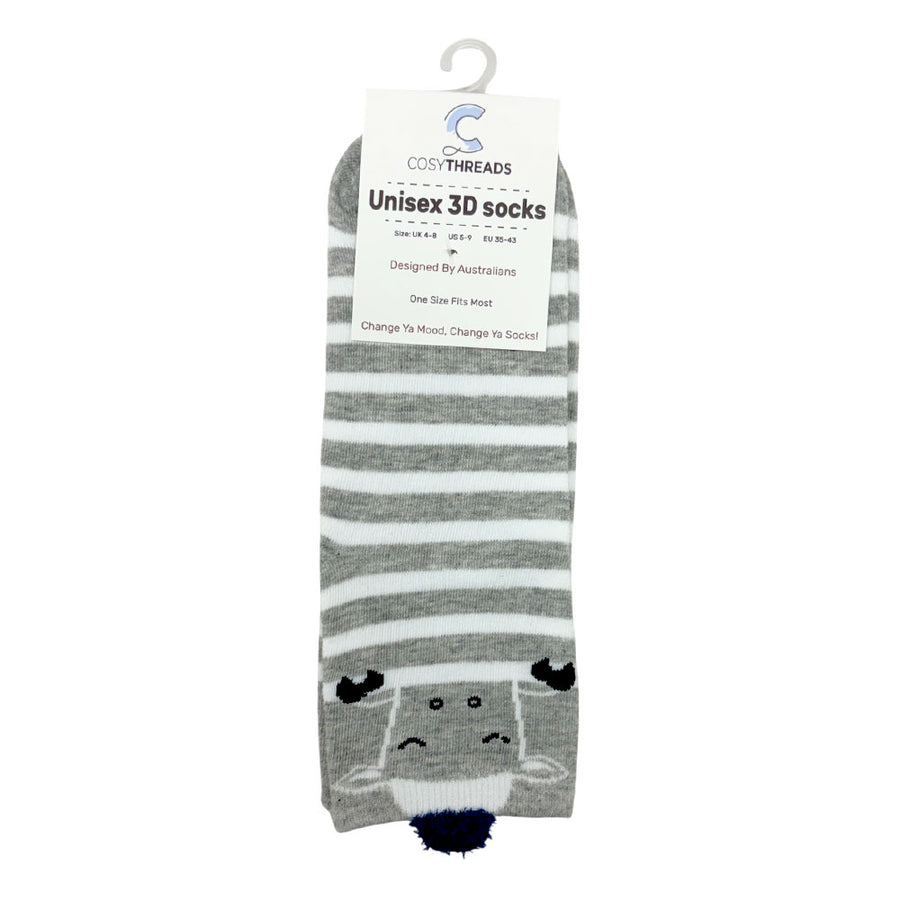 Cosy Threads Unisex 3D Socks Sleepy Sheep