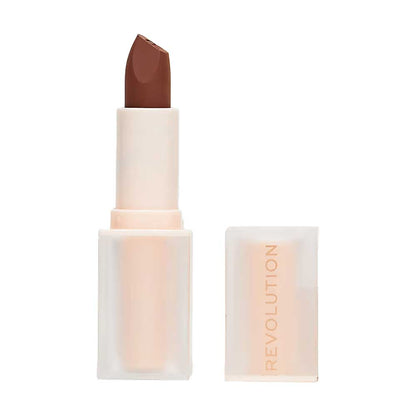 Revolution Lip Allure Soft Satin Lipstick Stiletto Brown