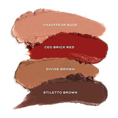 Revolution Lip Allure Soft Satin Lipstick Stiletto Brown