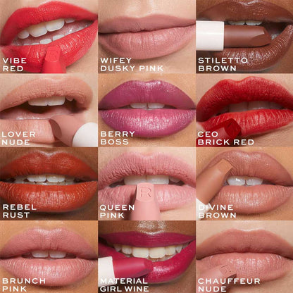 Revolution Lip Allure Soft Satin Lipstick Vibe Red