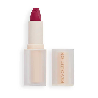 Revolution Lip Allure Soft Satin Lipstick Material Girl Wine