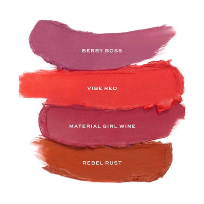 Revolution Lip Allure Soft Satin Lipstick Material Girl Wine