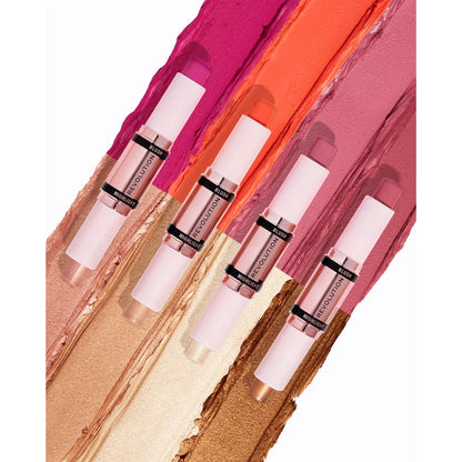 Revolution Blush & Highlight Stick Mauve Glow 4.3g