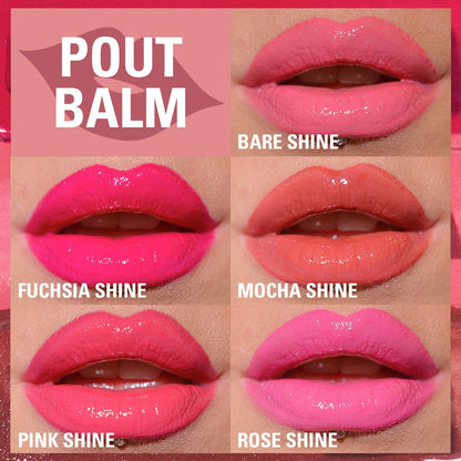 Revolution Pout Balm Lip Balm Pink Shine 2.5g