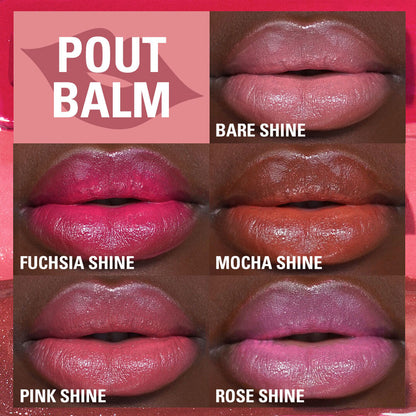 Revolution Pout Balm Lip Balm Bare Shine 2.5g