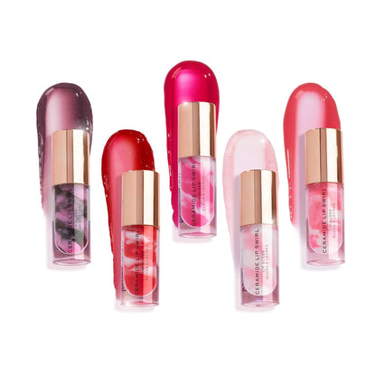 3x Revolution Lip Gloss Ceramide Lip Swirl Berry Pink 4.5ml
