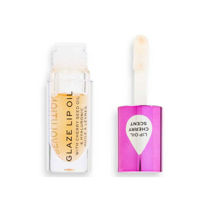 Revolution Glaze Lip Oil Cherry Scent Getaway Terracotta 4.6ml