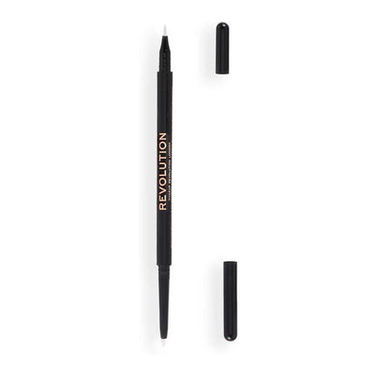 Revolution Felt & Kohl Eyeliner Duo White