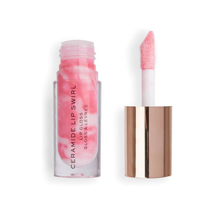 3x Revolution Lip Gloss Ceramide Lip Swirl Soft Pink 4.5ml