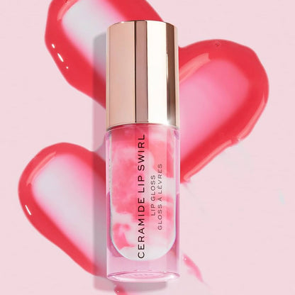 3x Revolution Lip Gloss Ceramide Lip Swirl Soft Pink 4.5ml