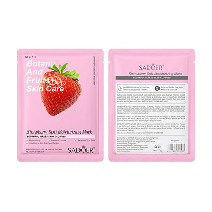 Sadoer Strawberry Soft Moisturizing Facial Mask 25g
