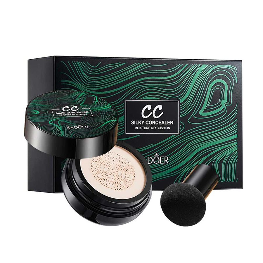 Sadoer CC Silky Concealer Moisture Air Cushion 02 Ivory White 20g