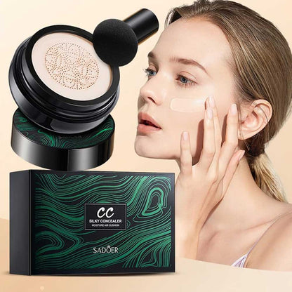 Sadoer CC Silky Concealer Moisture Air Cushion 02 Ivory White 20g