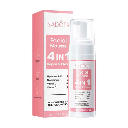 Sadoer 4-In-1 Repair & Clean Facial Mousse 150ml