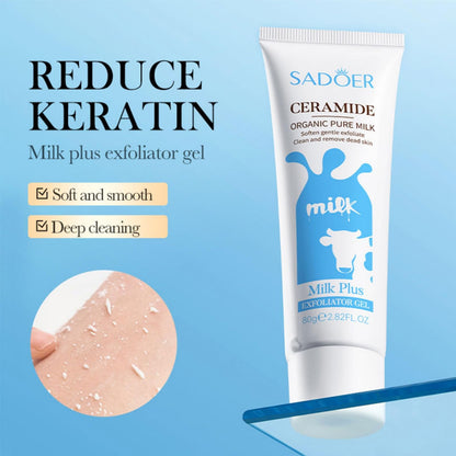 Sadoer Ceramide Organic Pure Milk Exfoliator Gel 80g