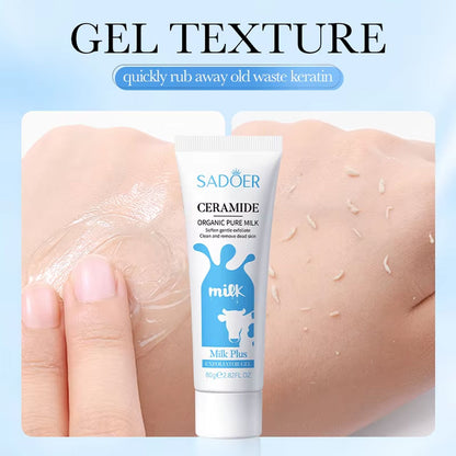 Sadoer Ceramide Organic Pure Milk Exfoliator Gel 80g