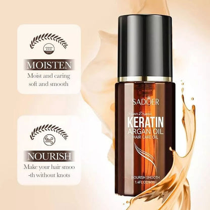 Sadoer Keratin Argan Oil Hair Care Oil 40ml
