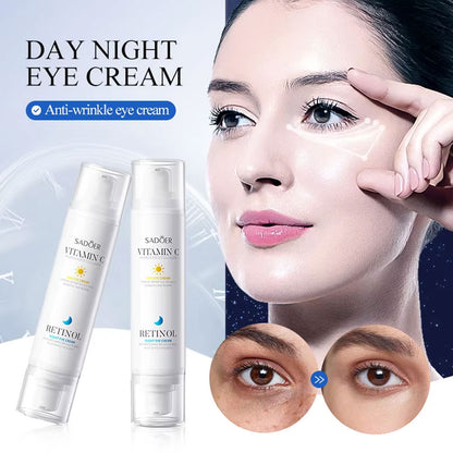 Sadoer Vitamin C Day Eye Cream 10g & Retinol Night Eye Cream 10g