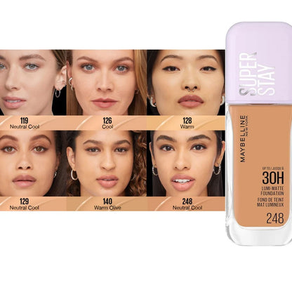 Maybelline New York SuperStay Lumi Matte 30H Liquid Foundation 248 35ml