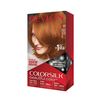 Revlon Color Silk Permanent Hair Color 53 Light Auburn