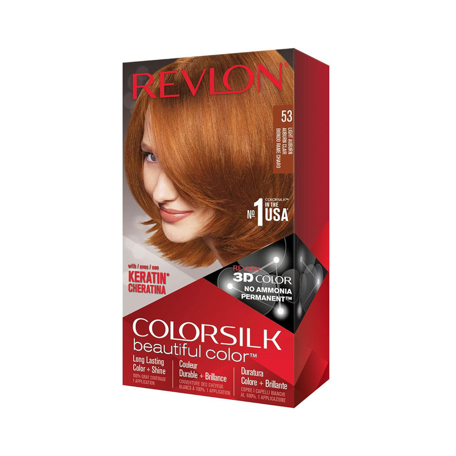 Revlon Color Silk Permanent Hair Color 53 Light Auburn
