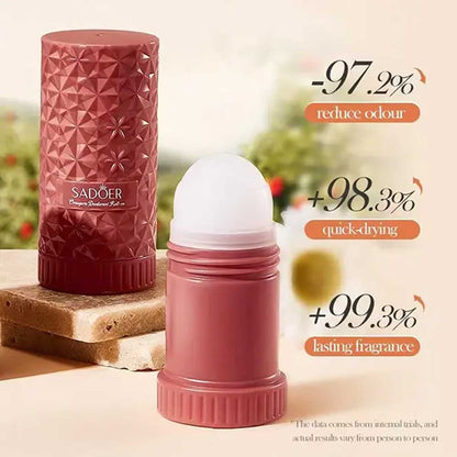 Sadoer Rose Petal Body Perfume Deodorant Roll On 40ml