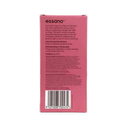 Essano Duo Pack Intense Hydration Argan Oil Of Morocco Dry Hair 1x 50ml Shampoo 1x 50ml Conditioner