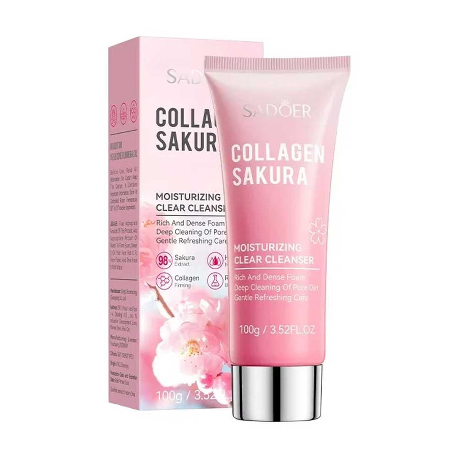 Sadoer Sakura Collagen Moisturizing Clear Cleanser 100g