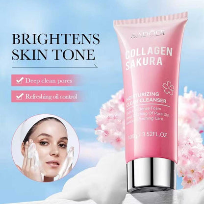 Sadoer Sakura Collagen Moisturizing Clear Cleanser 100g