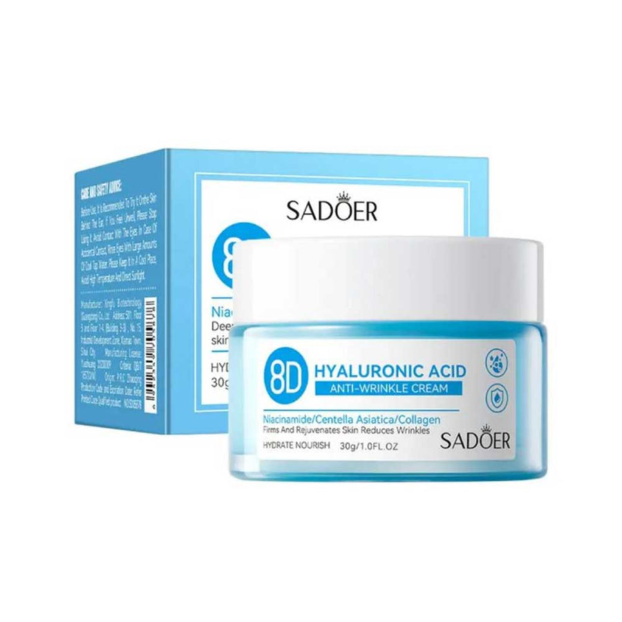 Sadoer 8D Hyaluronic Acid Anti Wrinkle Niacinamide/Centella/Collagen Cream 30g