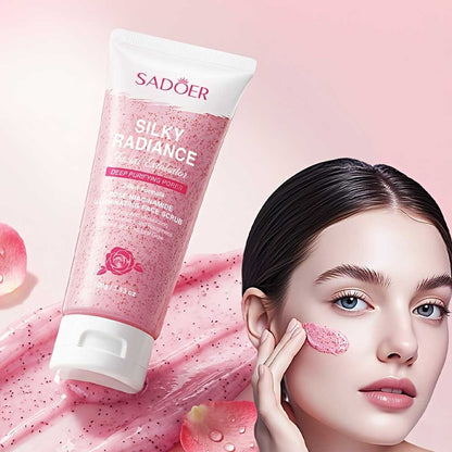 Sadoer Rose Niacinamide Rose Niacinamide Illuminating Face Scrub 100g