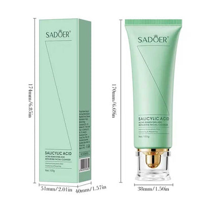 Sadoer Salicylic Acid Acne Removing & Repairing Facial Cleanser 100g