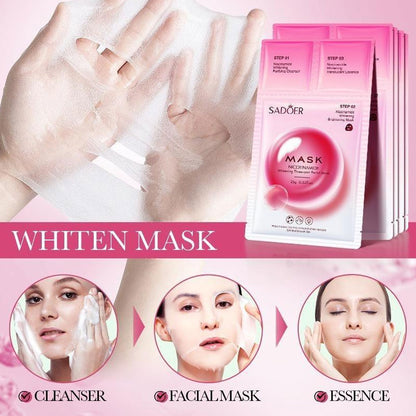 Sadoer Nicotinamide Whitening Three Part Facial Mask 25ml
