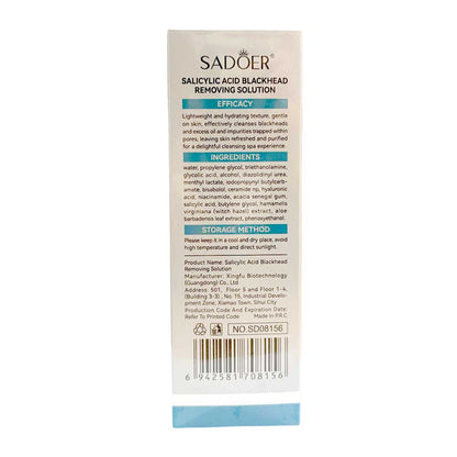 Sadoer Salicylic Acid Blackhead Removing Solution 150ml
