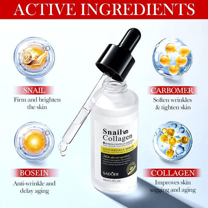 Sadoer Snail Collagen Anti Wrinkle Serum 50ml