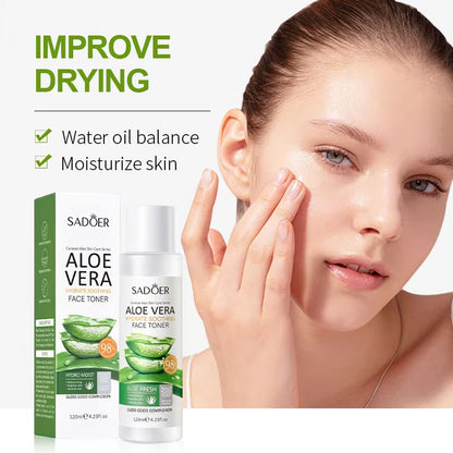 Sadoer Aloe Vera Hydrating Soothing Face Toner 120ml