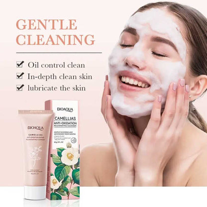 Bioaqua Camellias Antioxidant Rejuvenating Cleanser 80g