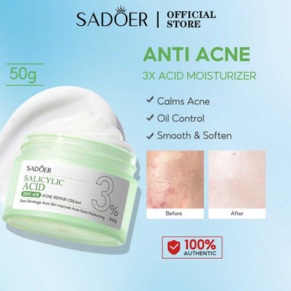 Sadoer Salicylic Acid 3% Acne Repair Cream 50g