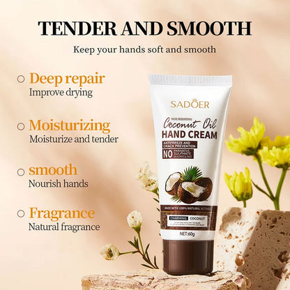 Sadoer Coconut Oil Nourishing Hand Cream 60g