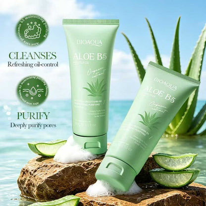 Bioaqua Aloe Vera Pro Vitamin B5 Moisturize Purifying Cleanser 100g