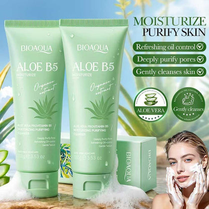 Bioaqua Aloe Vera Pro Vitamin B5 Moisturize Purifying Cleanser 100g