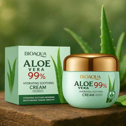Bioaqua Aloe Vera 99% Hydrating Soothing Cream 50g