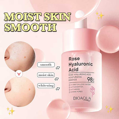 Bioaqua Rose Hyaluronic Acid Moisturizing Essence 30ml