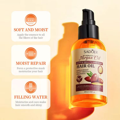 Sadoer Morocco Argan Oil Hair Oil 80ml