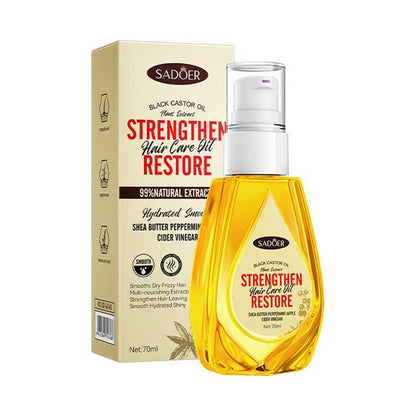 Sadoer Black Castor Oil Strengthen Restore Hair Care Oil 70ml