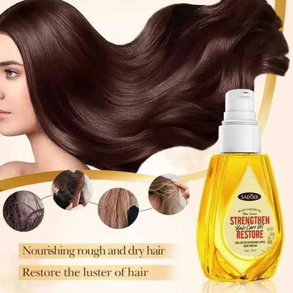 Sadoer Black Castor Oil Strengthen Restore Hair Care Oil 70ml