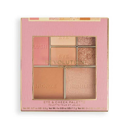 Revolution Pro Eye & Cheek Palette Light Medium